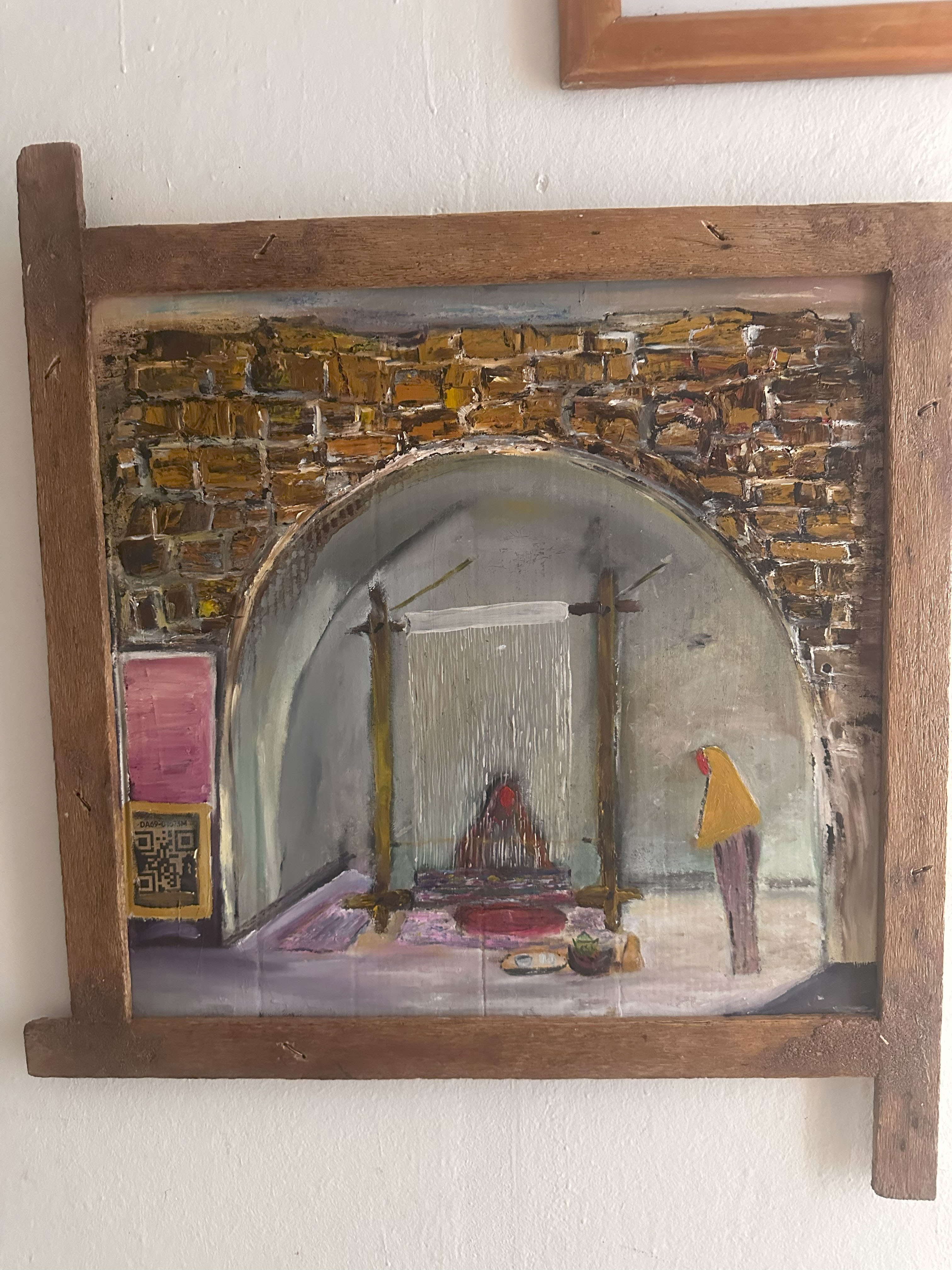 Peinture a l'huile sur carton 58\56